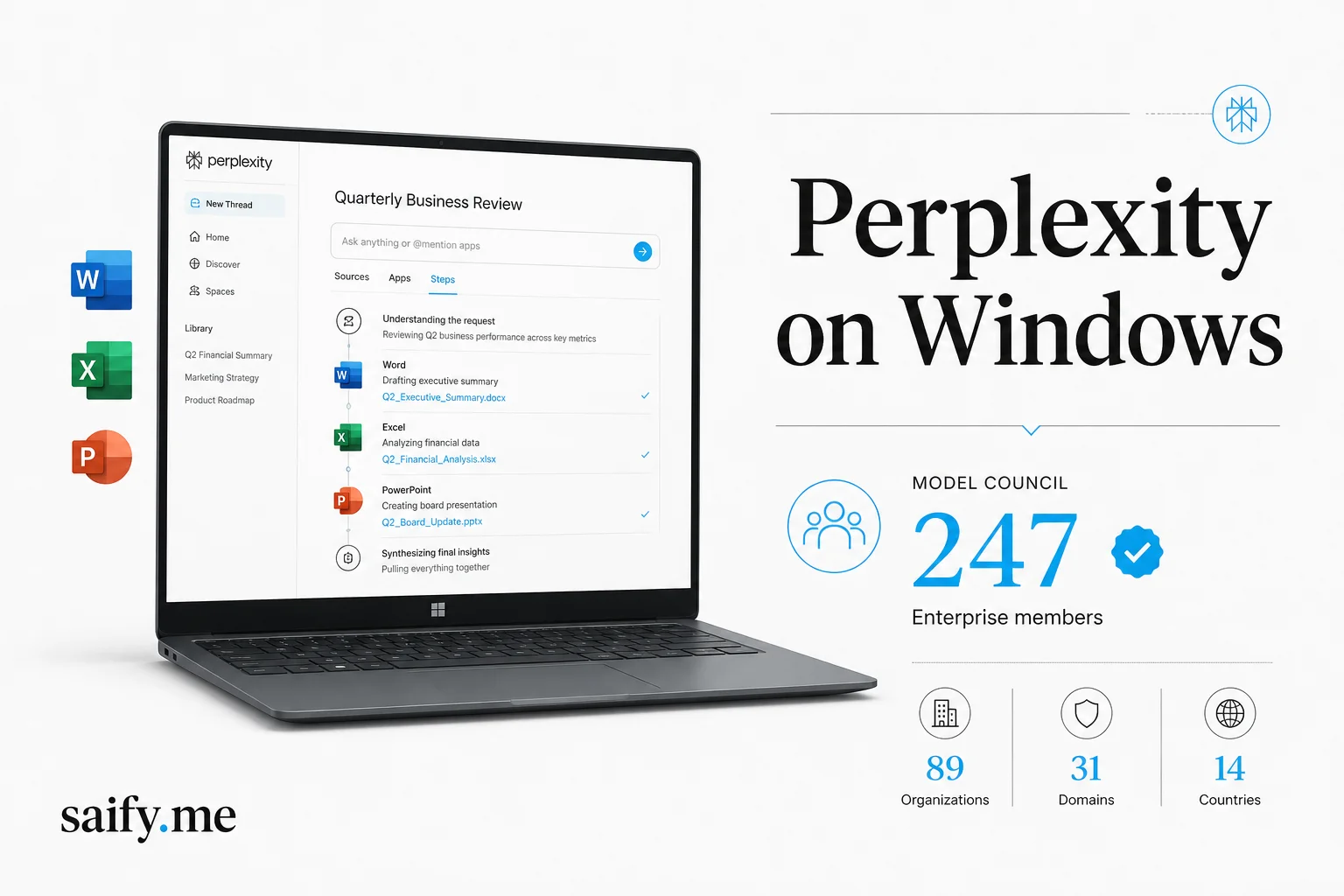 Perplexity Computer lands on Windows with local Office files and Model Council