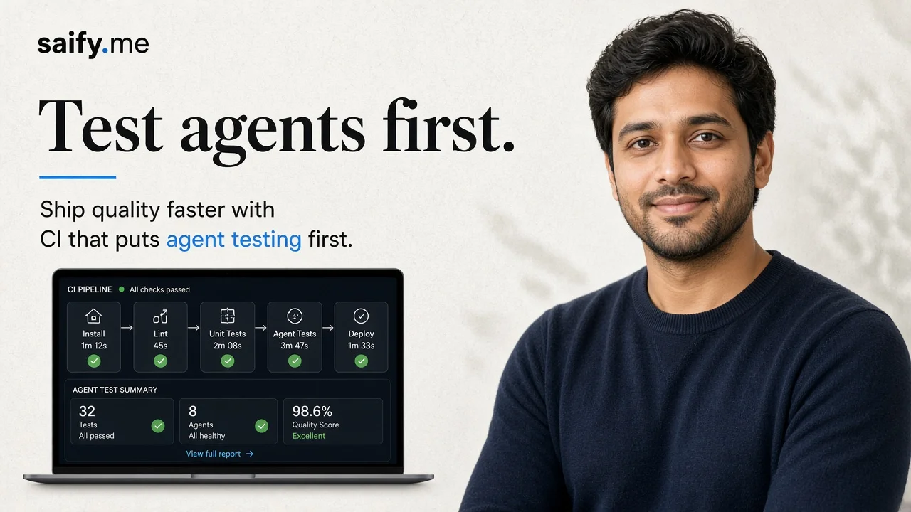 Shift-left agent testing: let machines burn bad code before humans review it