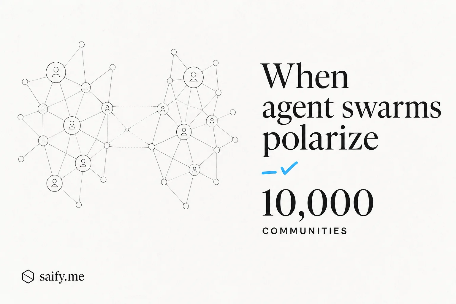 Physics of Agents: what 10,000 LLM communities teach you about agent fleets