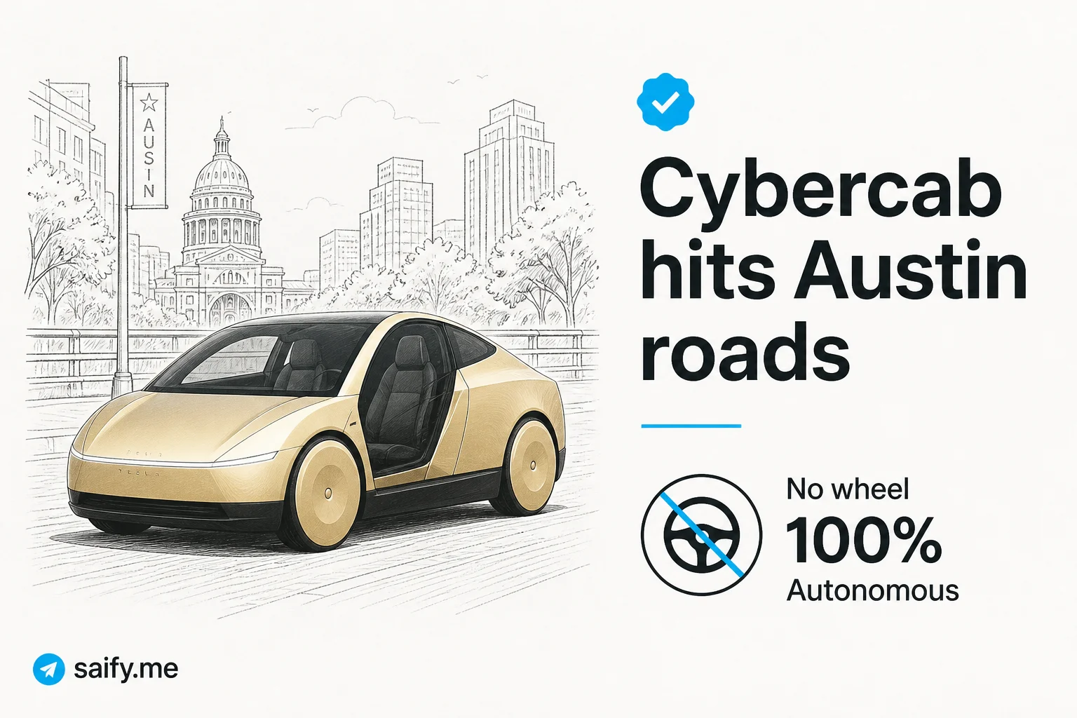 Tesla's Cybercab is rolling onto Austin roads without a steering wheel. That is the easy part.